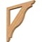 Ekena Millwork Funston Slat Smooth Bracket, Western Red Cedar, 3 1/2"W x 44"D x 44"H BKT04X44X44FST06SWR - alternate 1